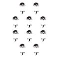 thumbnail image 2 of Pegatinas de pared duraderas Toystoory 003 tres 10Conjunto, 2 of 6