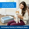 thumbnail image 5 of PetSafe ScoopFree Self-Cleaning Cat Litterbox - Never Scoop Litter Again - Hands-Free Cleanup With Disposable Crystal Tray - Less Tracking, Better Odor Control - Includes Disposable Tray, 5 of 5