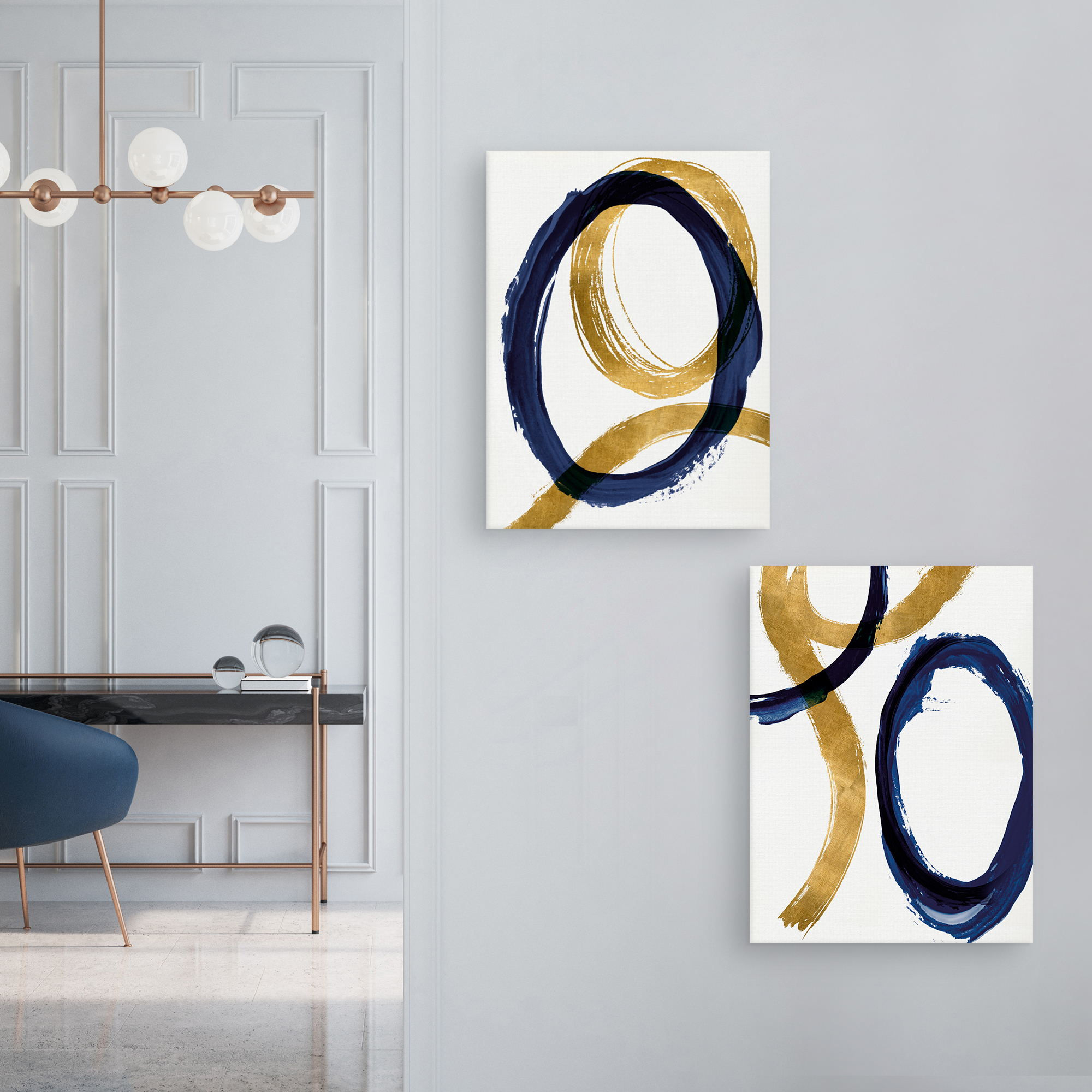 Spin Cycle & Twirl by Paul Duncan Set of Canvas Art Prints