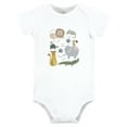 thumbnail image 3 of Hudson Baby Infant Boy Cotton Bodysuits 3-Pack, Jungle, 9-12 Months, 3 of 3