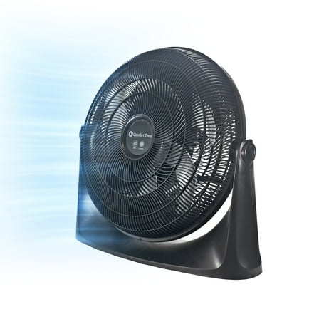 Comfort Zone PowerCurve 20 in 3-Speed High-Velocity Wall-Mountable Electric Household Fan