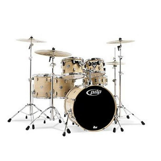 Pacific PDP Concept Maple 6Piece Drum Shell Pack w/ Chrome Hardware Natural