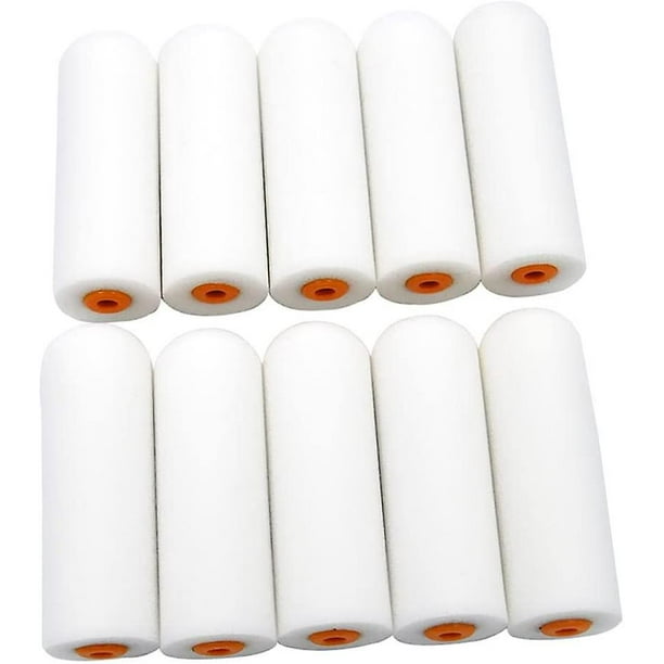 Paint Roller Set Foam White Foam Rollers 10 Pieces Paint Roller Paint