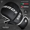 thumbnail image 2 of RDX Gants de Boxe MMA Grappling Muay Thai Sparring Kickboxing KARA Blanc Mat, S, 2 of 7
