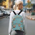 thumbnail image 7 of FORMRS Mini Backpack Purse for Women Travel Daypack Casual Shoulder Bag, Cartoon Capybaras, 7 of 7