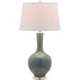thumbnail image 4 of Safavieh Lighting Collection Blanche Gourd Teal And White Table Lamp, Set Of 2, 4 of 4