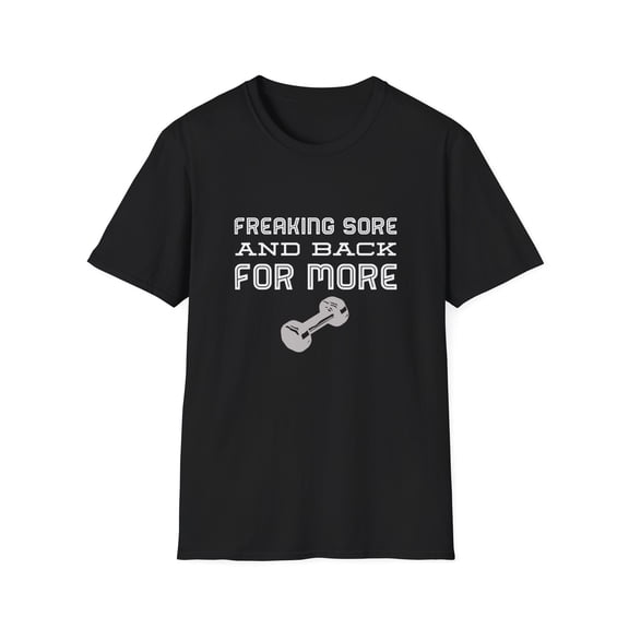 Gym Rat Sore Weight lifting Exercise Graphic Novelty Tee