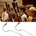 thumbnail image 2 of Necvior Silver-plated Bassoon Metal Mouthpiece Bocal Crook for Woodwind Instrument Parts, 2 of 12