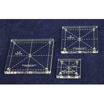 Square Quilt Templates. 1/8" 1", 2", 2.5" - Clear