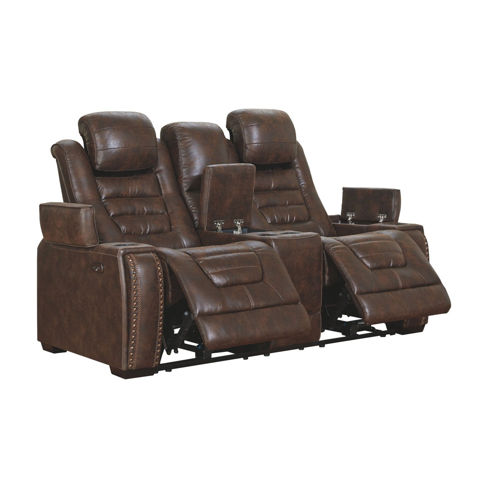Signature Design by Ashley Game Zone Power Reclining Loveseat with
