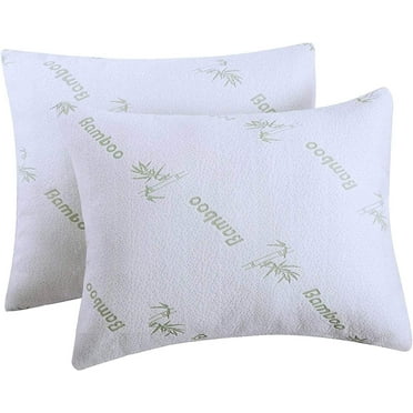 Niagara Sleep Solution 2 Pack Viscose Made from Bamboo Pillow Protectors - Cooling Pillow Protectors Standard 2 Pack 20x26 - Pair Zippered Case, Guaranteed Noiseless Pad, Ultra Plush Absorbent
