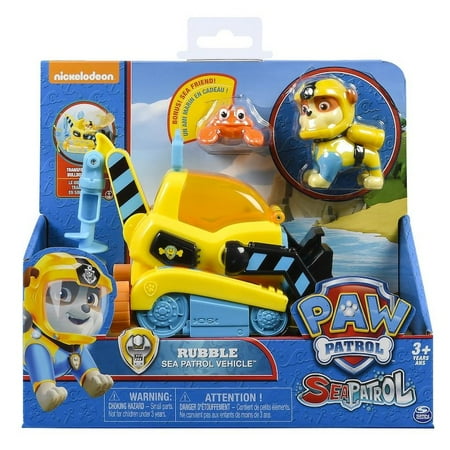  Paw  Patrol  Rubble Sea  Patrol  Vehicle with Sea  Friend 