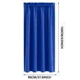 thumbnail image 3 of Nilvkv Curtains Heat Insulation Energy Saving Bedroom and Kitchen Curtains Scandinavian Solid Color Silk Curtains(37.8x71.7in), 3 of 6