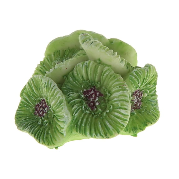 Unique Bargains 1 Pcs Colorful Coral Reef Decor Mini Faux Coral Decor for Aquarium Decorations Green 3.8x2.3cm