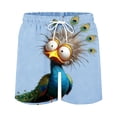 thumbnail image 2 of Xdegoge Quick Dry Swim Trunks for Men Funny Animal Graphic Boardshorts Elastic Waist Drawstring Bathing Suits with Mesh Liner for Beach Pool Party Summer Vacation Lounge, 2 of 3
