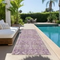 thumbnail image 6 of Addison Rugs Chantille Indoor/Outdoor Transitional Bohemian Lavender Washable Runner Rug, 2'3" x 7'6", 6 of 6