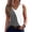 Gray, variant on Kixjoy Sleeveless Tops for Women V Neck Trendy Tank Top Sleeveless Casual Beach Pleated Shirts Floral Print Cozy Loose Fit Womens Summer Tops, White XL