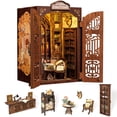 thumbnail image 1 of Kit de casa en miniatura para hacer tú mismo, lindo y divertido, cuaderno, librería, recuerdos, 1 of 7