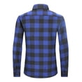 thumbnail image 2 of Camisa Hombre Manga Larga Cuadros Franela Casual Moda, 2 of 8