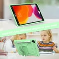 thumbnail image 5 of for iPad Mini 7th Gen 8.3" 2024 Kids Case with 3D Butterfly Stand & Pencil Holder, Tablet Case with Adjustable Shoulder Strap, Shockproof Protective Cover for iPad Mini 6th Gen 8.3" 2021, Green, 5 of 7