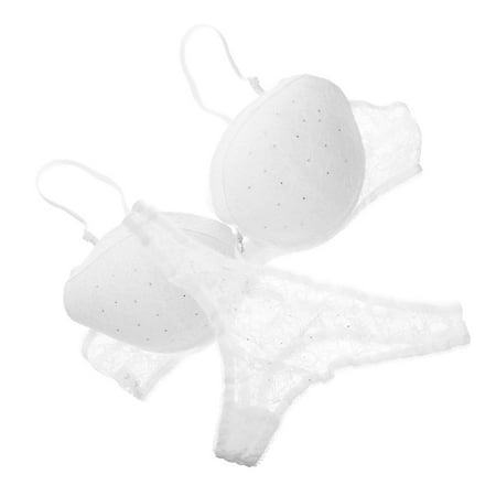 MLINS Lace Bra Set See-through Lingerie Push up Bra Miss 14.00X93.00X1.00CM