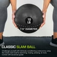 thumbnail image 5 of ProsourceFit Classic Slam Medicine Balls w/ Smooth Grip for Weighted Workouts,10 lb, 5 of 6
