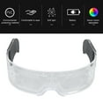 thumbnail image 4 of Gafas Con Visera LED, Gafas Ligeras Y Resistentes Con Luz Futurista Para Fiesta, 4 of 7