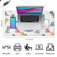 thumbnail image 5 of Long Mouse Pads for Desk,White Cartoon Dinosaurs Pattern Desk Mats on Top Of Desks, Desk Mouse Pad Extra Large with 3mm Non-Slip Base and Stitched Edge for Gaming,Office,Work,Home 31.5"x15.7", 5 of 6