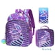 thumbnail image 2 of Mochila De Sirena De Pavo Real 3 Piezas Para Niñas Lentejuelas Prechool Elementary Estuche Para Lápices Y Bolsa De Almuerzo, 2 of 4