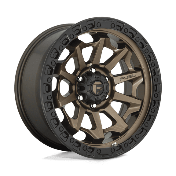 Fuel 1Pc D696 Covert 15X8 5X139.7 -19Et 65.1Cb Matte Bronze Black Bead Ring Wheel