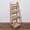 Driftwood, variant on Milltown Merchants Distressed Ladder Shelf - Rustic Leaning Bookshelf - White