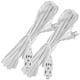 thumbnail image 1 of Cables Multicontacto Oficina VoltReach08 2Pzas 2x8m 16 AWG 3 Contactos 127V 7A ABS/Cobre Blanco., 1 of 3