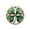 #001-Green, variant on TanSiDing St. Patrick's Day Decorations, 2D Flat Acrylic Sun Catcher Disc Pendant with Four Leaf s, Hanging Ornament for Holiday Party Home Window Wall Decor, Green