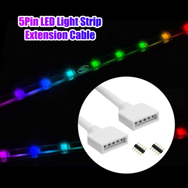 Cable De Extensión Cable De Extensión Cable de extensión de tira de luz para cable LED 3528 5050 RGB/5050 RGBW (5P-2m)