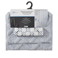 thumbnail image 4 of Mainstays 15-Piece Rylee Diamond Bath Accessory Set, Blue/White, 4 of 7