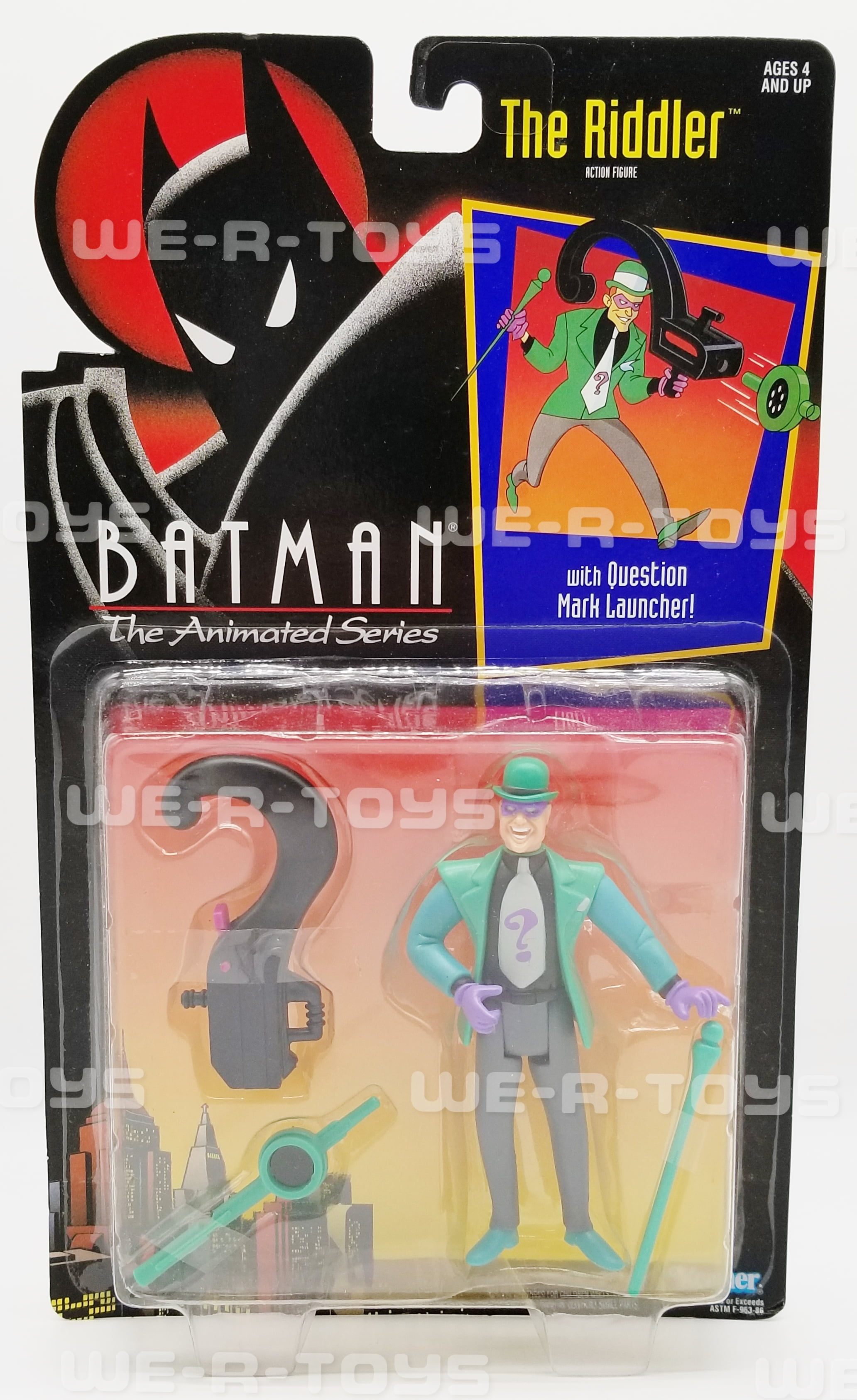 Batman the Animated Series The Riddler Action Figure 1992 Kenner NRFP -  