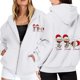 thumbnail image 1 of WILLBEST Sudadera Deportiva para Mujer Ladies' Christmas Printed Zipper Long Sleeved Pocket Adjuststring Casual Hooded Sweatshirt 1939 Mediana, 1 of 8