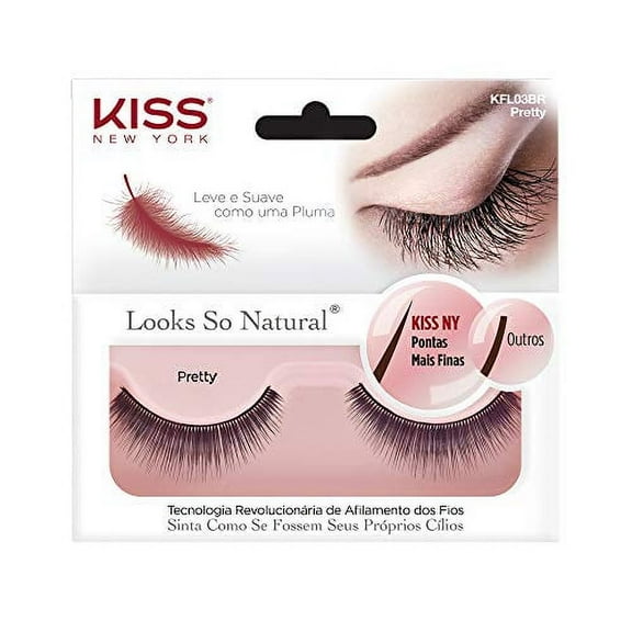 Kiss Natural Lash Kfl03 Pretty, 5.8 Ounce