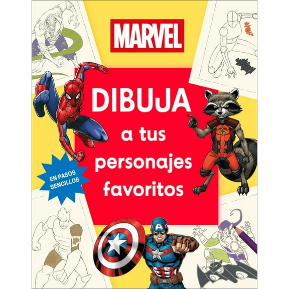 Marvel Dibuja a Tus Personajes Favoritos (How to Draw Awesome Characters), (Paperback)