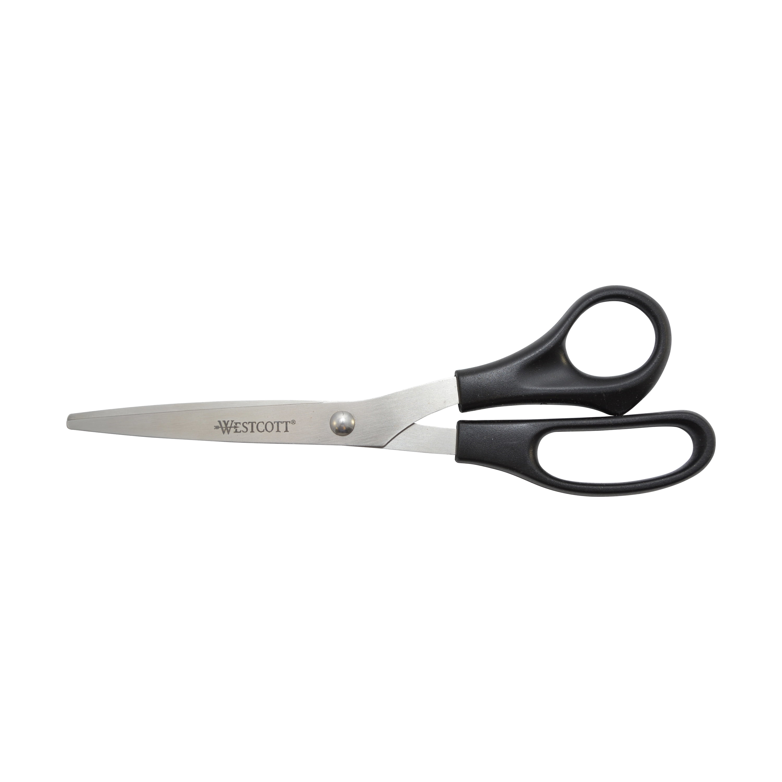  Westcott Forged Nickel Plated Straight Office Scissors, 6,  Black : Toys & Games