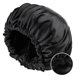 thumbnail image 1 of Satin Sleep Cap For Women Long Hair Silky Bonnet For Curly Hair Waterproof Satin Hair Cap For Sleeping Extra Large Double Layer Adjustable Satin Bonne, 1 of 5
