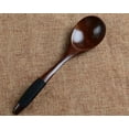 thumbnail image 4 of RuiJiao Wooden Spoons, Wood Soup Spoons For Eating Mixing Stirring Cooking, Handle Spoon With Japanese Style Kitchen Utensil, With Tied Line On Handle, 4 of 4