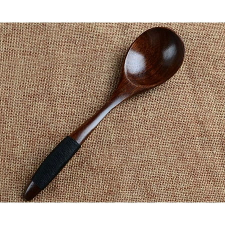 

Lot Wooden Spoon Bamboo Kitchen Cooking Utensil Tool Soup Teaspoon Catering