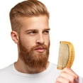thumbnail image 6 of Beard Oil and Wooden Comb Grooming Kit for Men to Brush and Straighten Perfect for Beards & Mustache, Mens Straightener Care Set, 100% Natural Conditioner, Balm, Softener, 6 of 6