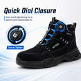 thumbnail image 3 of LAoutun Steel Toe Safety Shoes for Men Lightweight Work Shoes Dial Closure Puncture Resistant Work Boots, 3 of 6
