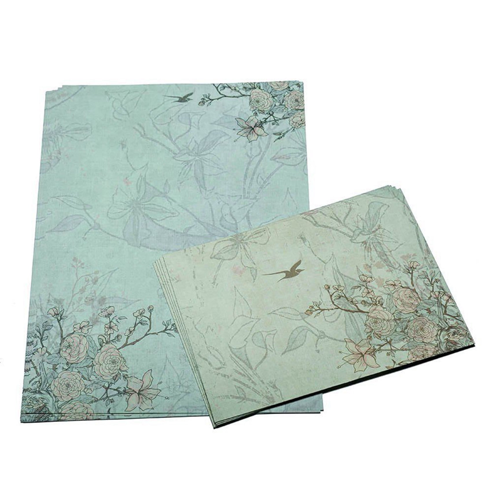 80 Sheet Vintage Stationery Sets with Envelopes for Writing Letters