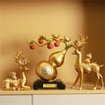 thumbnail image 5 of Attract Wealth Deer Creative Ornaments, Elegant Light Luxury Design With Auspicious Symbolism, Perfect For Home Decoration And Thoughtful Housewarming Gifts, 5 of 5