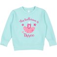 thumbnail image 2 of Inktastic Ballerina 3rd Birthday Toddler Sweatshirt, 2 of 4
