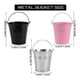 thumbnail image 3 of Cubetas De Metal Galvanizado Con Mango, 10 Unidades, Forma D esquí esquí Gafas de esquí, 3 of 5