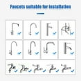 thumbnail image 3 of Mistaha 360掳 Rotatable Tap Head Faucet Extender 3 Water Modes Splash-Proof Kitchen Tap Sprayer with Leak-proof Gasket Water Saving Water Tap Head, 3 of 8